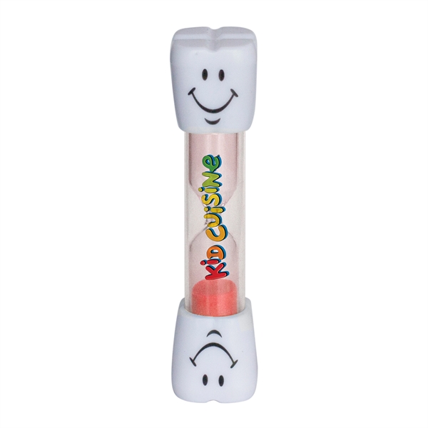 Smiling two minute sand timer; in a variety of fun colors;... from ASI 90807 Tekweld