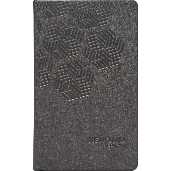 Journal with metallic textured, faux leather hard covers and 80 sheets... from ASI 91340 Journalbooks/Timeplanner Calendars