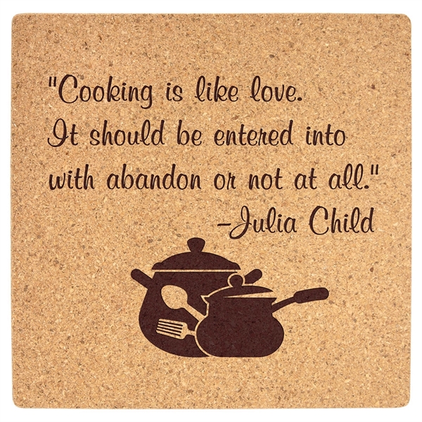 It's made of high-quality cork material, measures 7.75" x 7.75", and... from ASI 92531 Unique Custom Products / UCP