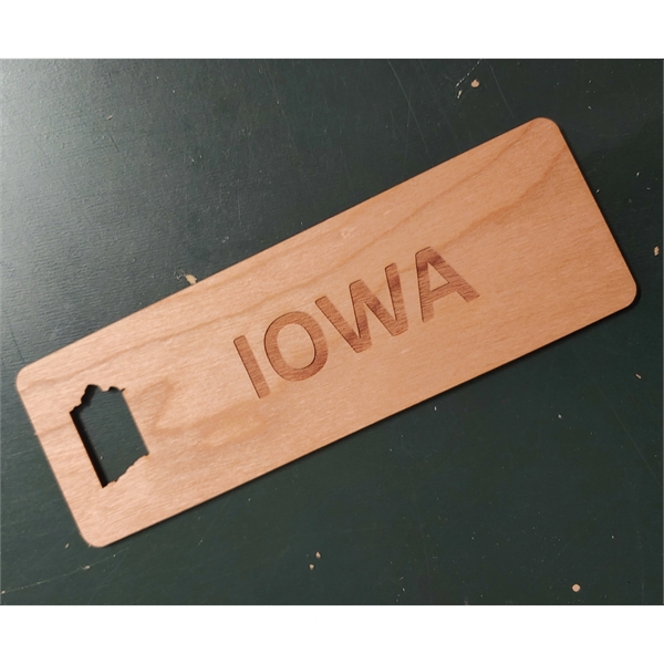 Wooden bookmark made in the USA with the design of the... from ASI 92531 Unique Custom Products / UCP