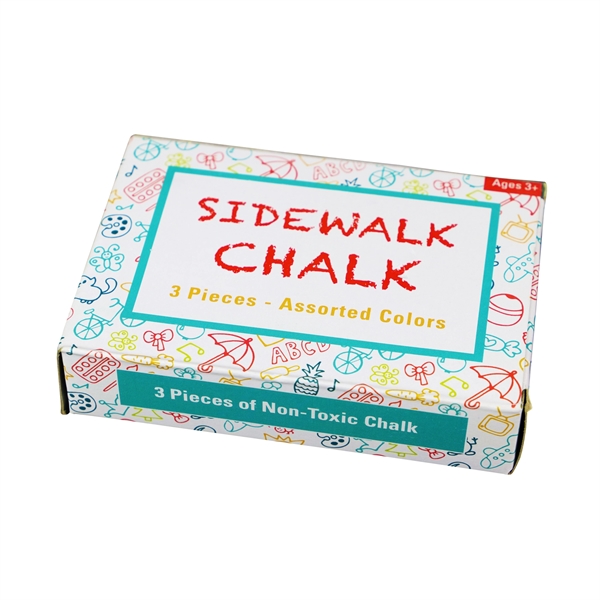 Sidewalk Chalk 3 Pack. Slightly tapered for easy grip.... from ASI 79840 The Proinnovative Line / Proinnovative Line