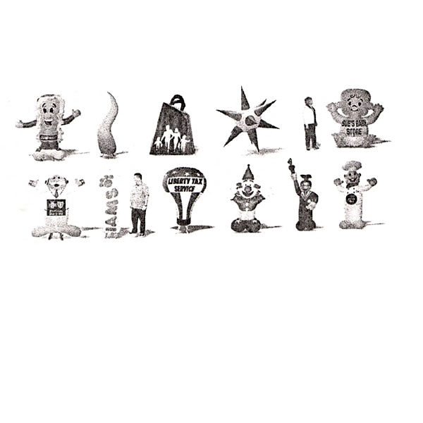 6' tall lightweight material printed custom made inflatable decoration.... from ASI 30442 Above & Beyond Advertising Products / PromoAdLine