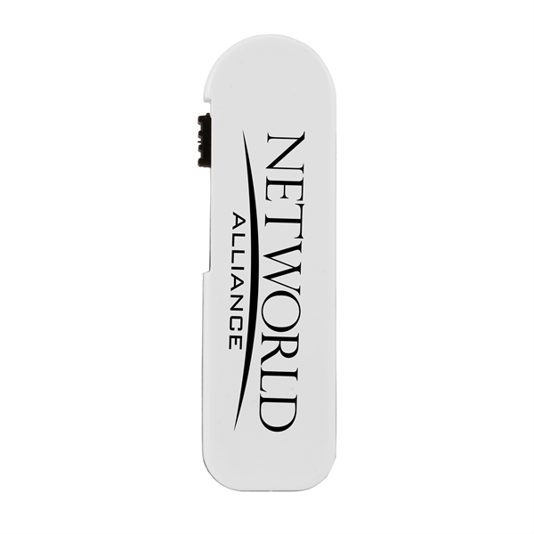 2.5" x 3.875" full-color promotional booklet with 1" x 3.5" travel... from ASI 90807 Tekweld