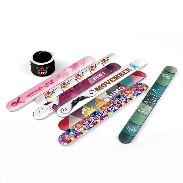 Custom silicone slap bracelet great for many events... from ASI 90807 Tekweld