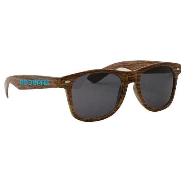 Wood grain sunglasses with UV400, UVA and UVB protection.... from ASI 90807 Tekweld
