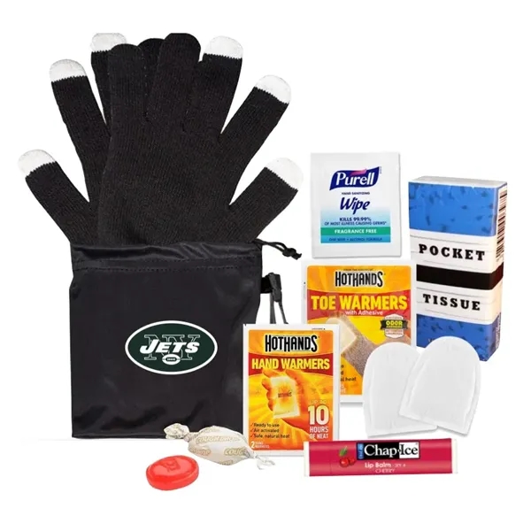Gloves, hand warmers, lip balm and more kitted with branded pouch... from ASI 89971 Stuff A Mug