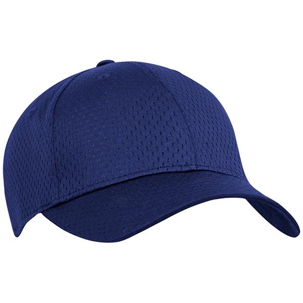 Champion® polyester mesh six-panel ball cap with pre-curved bill and adjustable... from ASI 34063 alphabroder