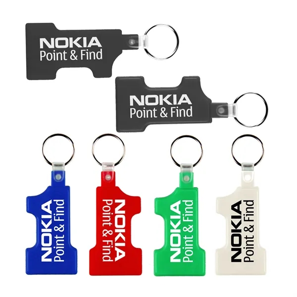 Number 1 Shape PVC Key Holder... from ASI 74585 Nu Promo International / Nu Promo Line