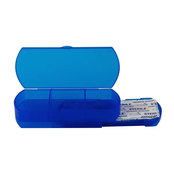 Pill box that contains bandages and promotes organization and safety... from ASI 90807 Tekweld