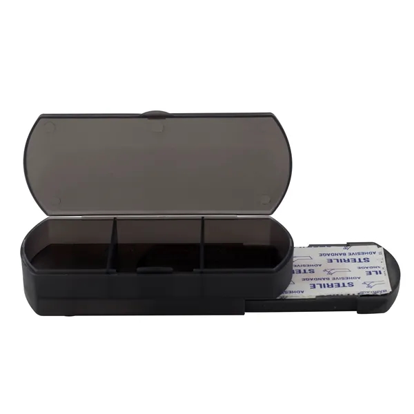 Pill box that contains bandages and promotes organization and safety... from ASI 90807 Tekweld