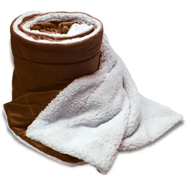 Mink sherpa blanket. 60" x 70".... from ASI 90807 Tekweld