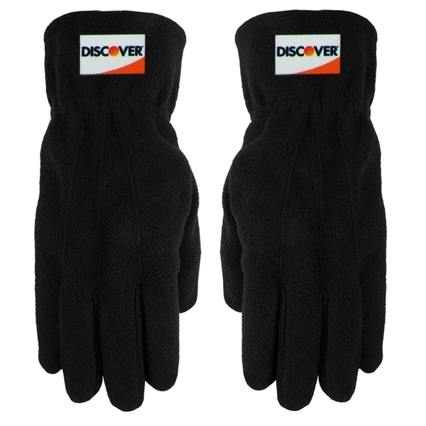 100% polyester fleece gloves with an elastic band at the wrist... from ASI 90160 Suntex Industries