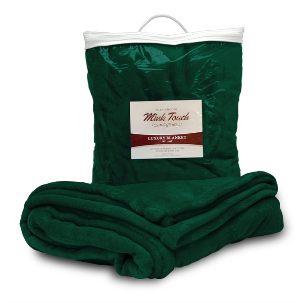 Embroidered mink luxury blanket, 50" x 60".... from ASI 90807 Tekweld