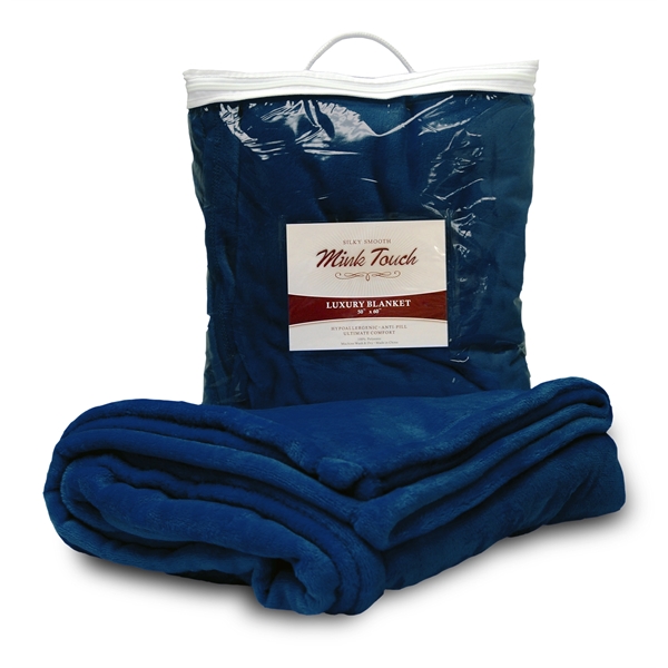 Embroidered mink luxury blanket, 50" x 60".... from ASI 90807 Tekweld