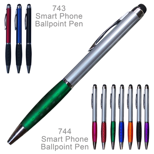 Twist Action Pen With Stylus - Ready Inventory in New Jersey... from ASI 45100 Chulani Promotional Products, Inc / Competitive Edge Innovations/Chulani