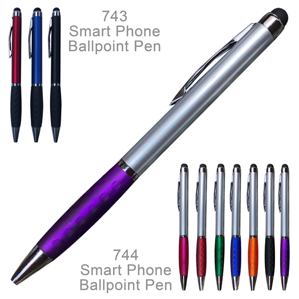 Twist Action Pen With Stylus - Ready Inventory in New Jersey... from ASI 45100 Chulani Promotional Products, Inc / Competitive Edge Innovations/Chulani