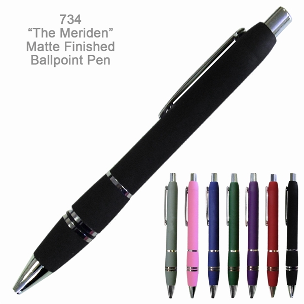 Stylish Ballpoint Pen With Comfort Grip - Ready Inventory In New... from ASI 45100 Chulani Promotional Products, Inc / Competitive Edge Innovations/Chulani