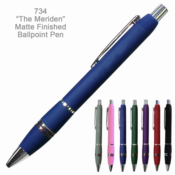 Stylish Ballpoint Pen With Comfort Grip - Ready Inventory In New... from ASI 45100 Chulani Promotional Products, Inc / Competitive Edge Innovations/Chulani