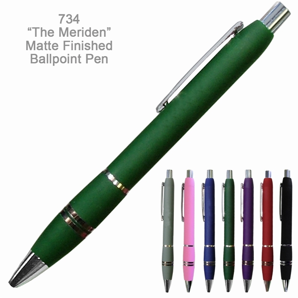 Stylish Ballpoint Pen With Comfort Grip - Ready Inventory In New... from ASI 45100 Chulani Promotional Products, Inc / Competitive Edge Innovations/Chulani