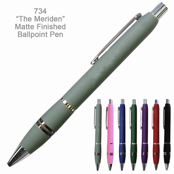 Stylish Ballpoint Pen With Comfort Grip - Ready Inventory In New... from ASI 45100 Chulani Promotional Products, Inc / Competitive Edge Innovations/Chulani