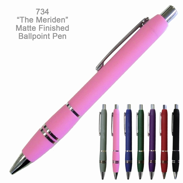 Stylish Ballpoint Pen With Comfort Grip - Ready Inventory In New... from ASI 45100 Chulani Promotional Products, Inc / Competitive Edge Innovations/Chulani