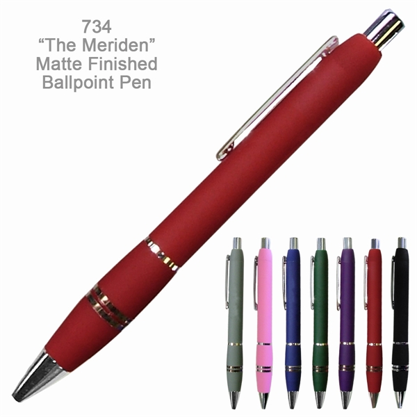 Stylish Ballpoint Pen With Comfort Grip - Ready Inventory In New... from ASI 45100 Chulani Promotional Products, Inc / Competitive Edge Innovations/Chulani