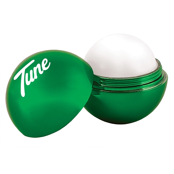 2-pack ornament set of round chap balm with metallic finished case... from ASI 90807 Tekweld
