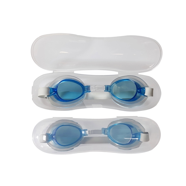 Pro style, swim goggles in attractive colors with carrying case -... from ASI 45100 Chulani Promotional Products, Inc / Competitive Edge Innovations/Chulani