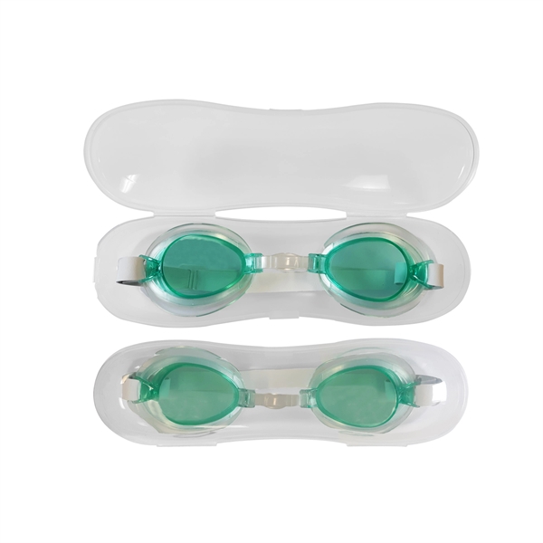 Pro style, swim goggles in attractive colors with carrying case -... from ASI 45100 Chulani Promotional Products, Inc / Competitive Edge Innovations/Chulani