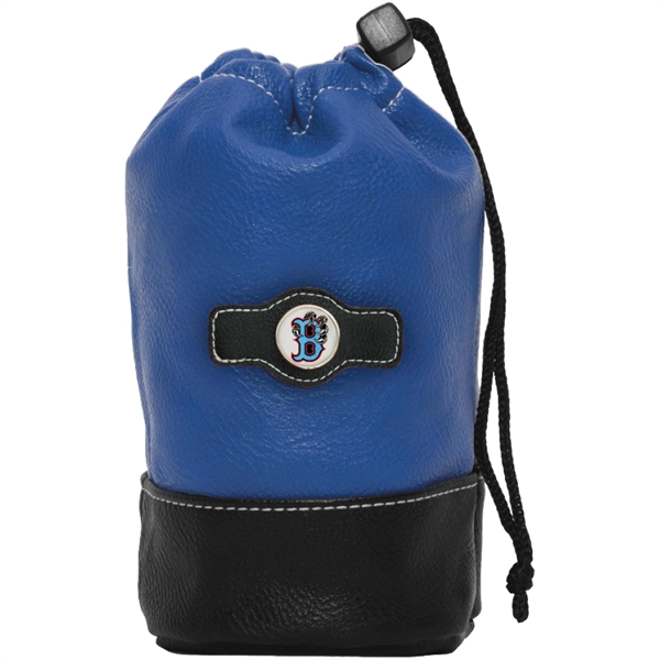 7 1/4"H x 4"W drawstring pouch made of synthetic leather and... from ASI 38120 Ball Pro / Diversified Quality Kitchenware