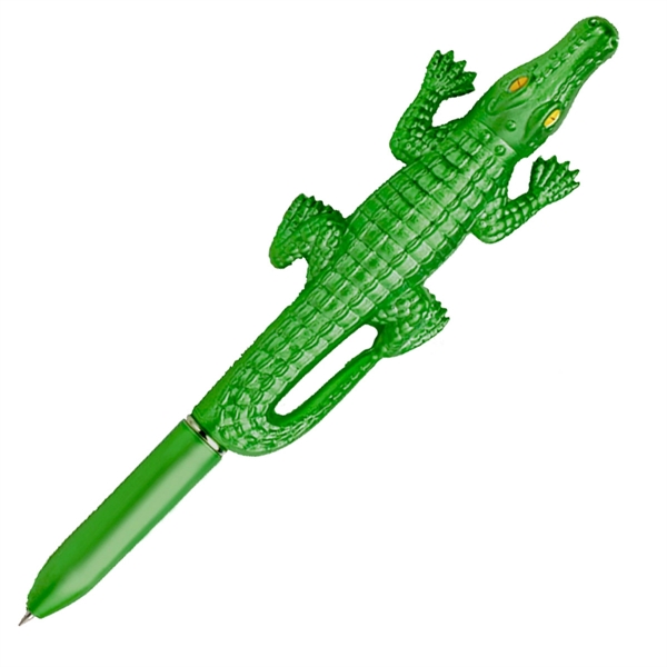 Delightful Alligator Shape, Ballpoint Pen - Ready Inventory In New Jersey... from ASI 45100 Chulani Promotional Products, Inc / Competitive Edge Innovations/Chulani