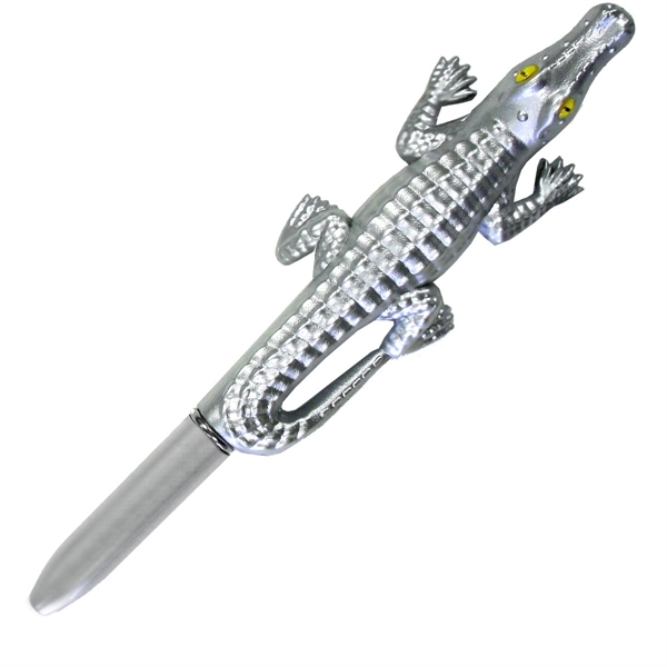 Delightful Alligator Shape, Ballpoint Pen - Ready Inventory In New Jersey... from ASI 45100 Chulani Promotional Products, Inc / Competitive Edge Innovations/Chulani