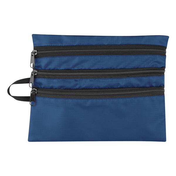 Travel bag made of polyester ripstop that measures 9" x 7"... from ASI 61125 Hit Promotional Products / Hit®