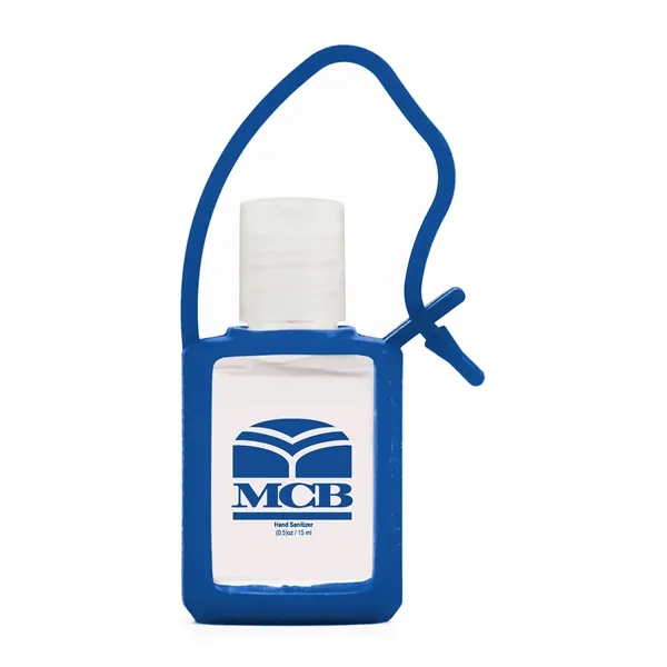 0.5 oz Antibacterial hand sanitizer gel with carry strap.... from ASI 90807 Tekweld