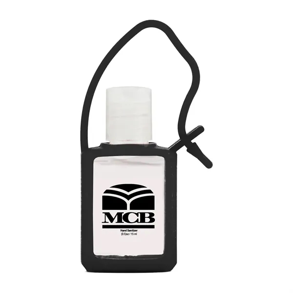 0.5 oz Antibacterial hand sanitizer gel with carry strap.... from ASI 90807 Tekweld