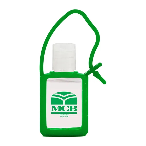 0.5 oz Antibacterial hand sanitizer gel with carry strap.... from ASI 90807 Tekweld