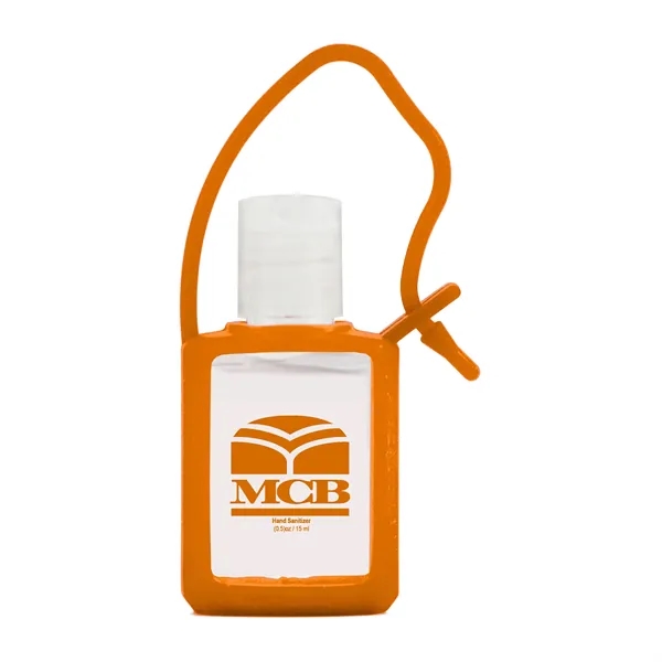 0.5 oz Antibacterial hand sanitizer gel with carry strap.... from ASI 90807 Tekweld