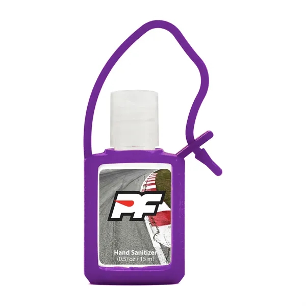 0.5 oz Antibacterial hand sanitizer gel with carry strap.... from ASI 90807 Tekweld