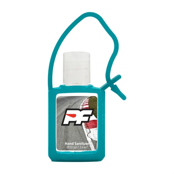 0.5 oz Antibacterial hand sanitizer gel with carry strap.... from ASI 90807 Tekweld