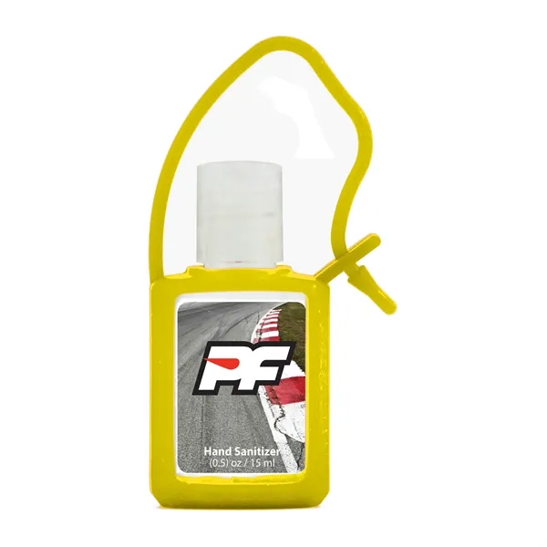0.5 oz Antibacterial hand sanitizer gel with carry strap.... from ASI 90807 Tekweld