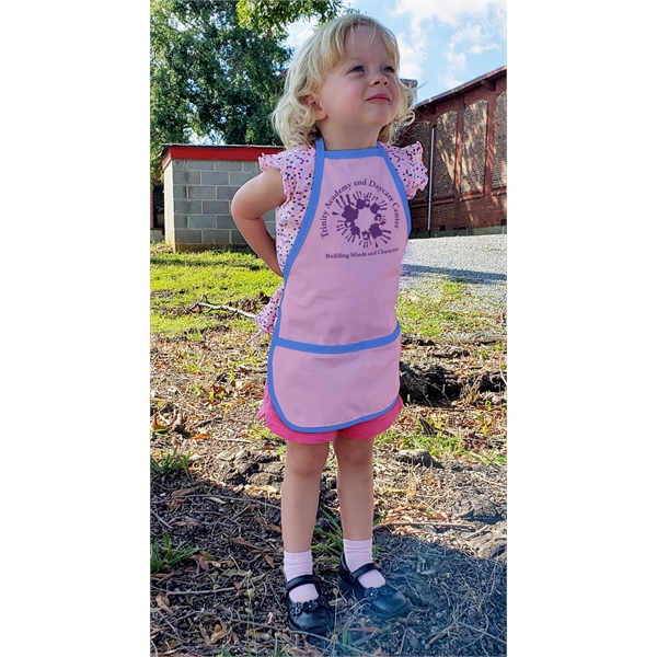 4" x 18" youth-sized poly-cotton twill apron; includes 2 pockets and... from ASI 31260 AdCapitol