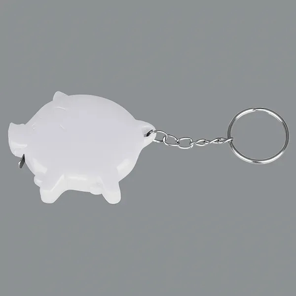 Pig shape tape measure with key chain.... from ASI 74585 Nu Promo International / Nu Promo Line