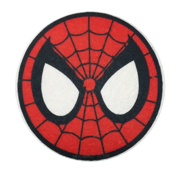 3.75"D round felt coaster with full-color imprint... from ASI 90807 Tekweld