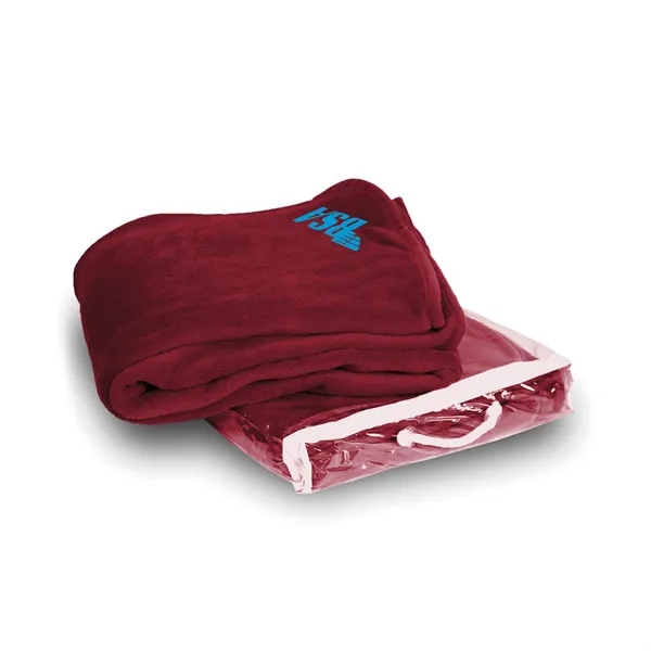 Gift set with 50" x 60" fleece blanket, 20 oz. economy... from ASI 90807 Tekweld