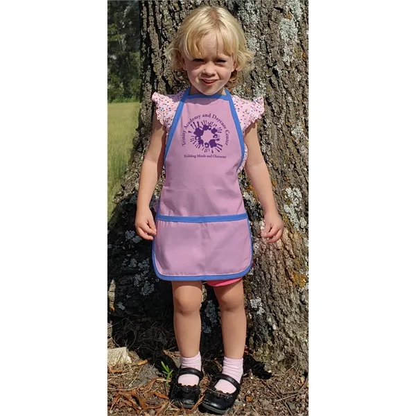 4" x 18" youth-sized poly-cotton twill apron; includes 2 pockets and... from ASI 31260 AdCapitol