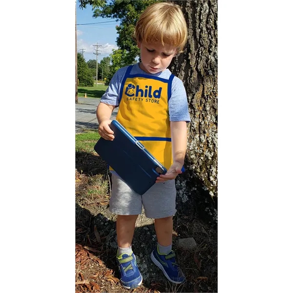 14" x 14" long child-sized apron; includes continuous tie strings, 2... from ASI 31260 AdCapitol