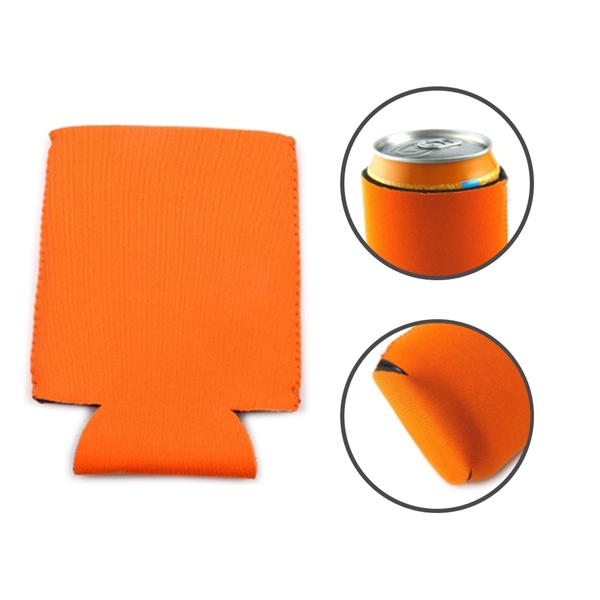 5.12" x 3.94" colorful collapsible neoprene can cooler with collapsible design.... from ASI 37218 Athena Promo (tm)