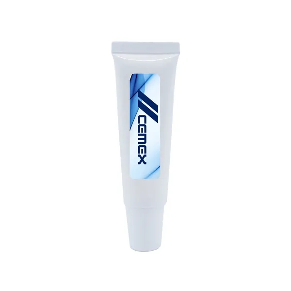 10g squeezable lip balm tube in white with a vanilla flavor.... from ASI 90807 Tekweld