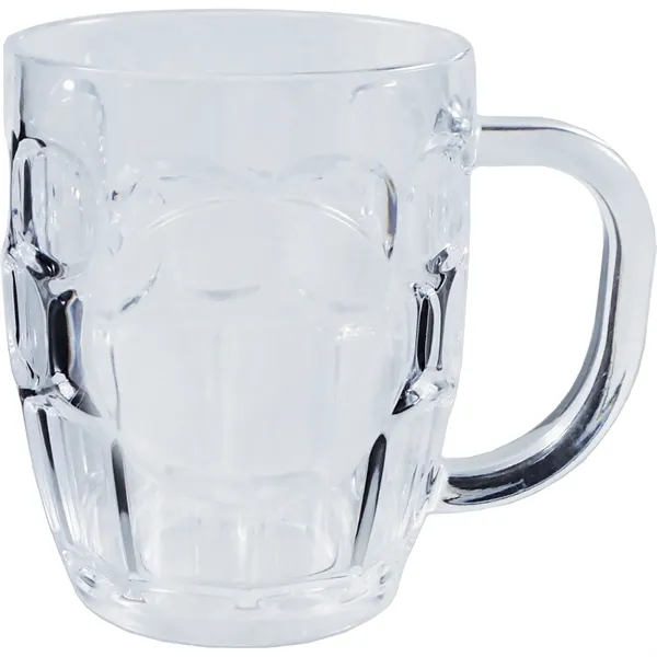 20 oz. Clear Dimpled Mug with Handle. USA made of Polystyrene... from ASI 61952 Howw Mfg Co Inc