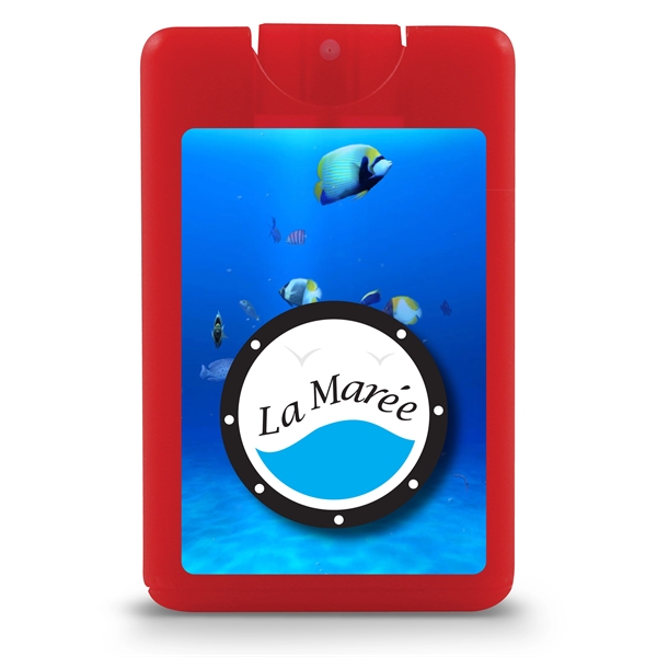 Fully customized booklet with antibacterial sanitizer spray.... from ASI 90807 Tekweld